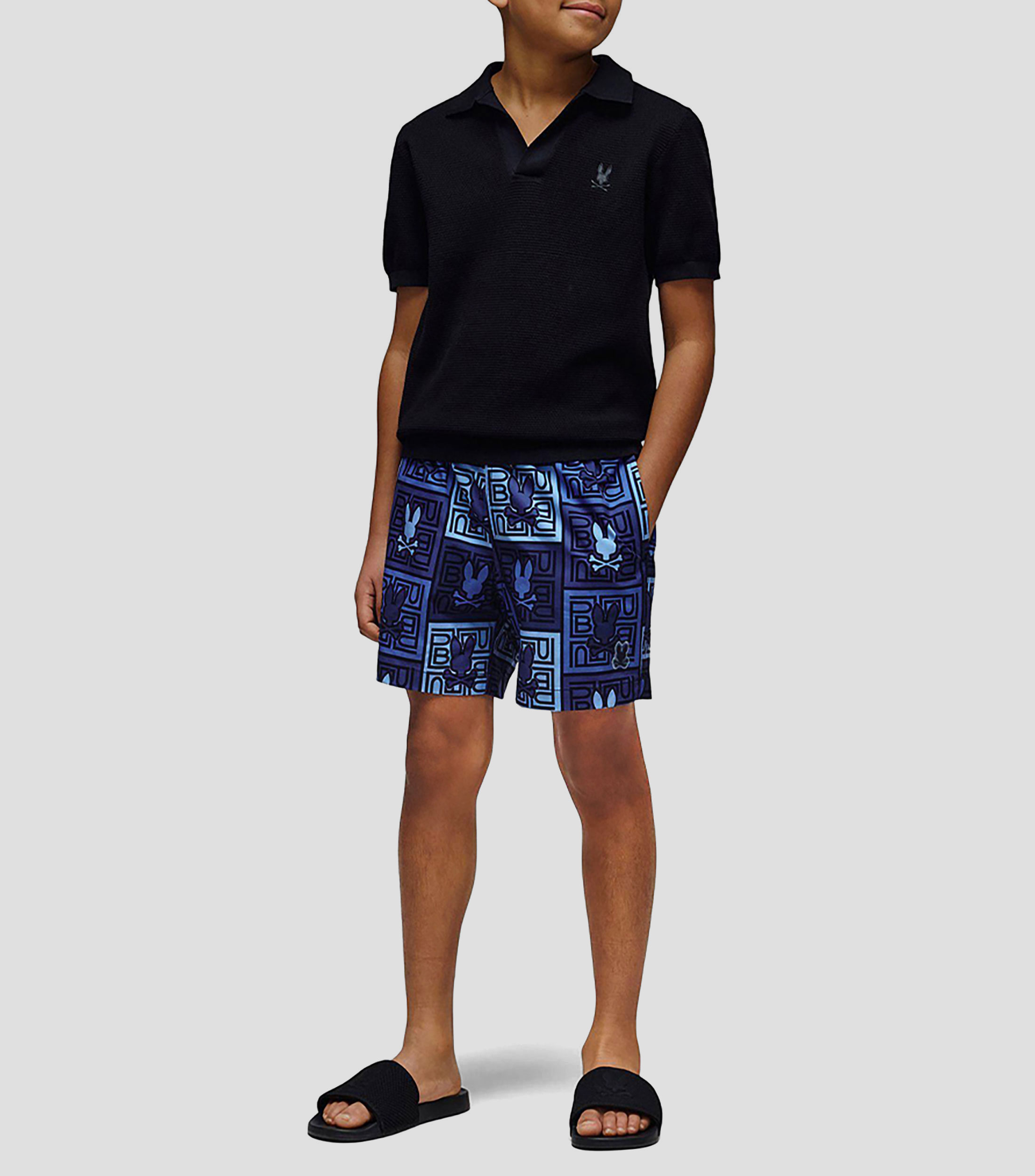 Traje de baño corto estampado Niño